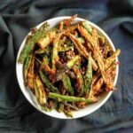 Delicious snacks bhindi kurkuri