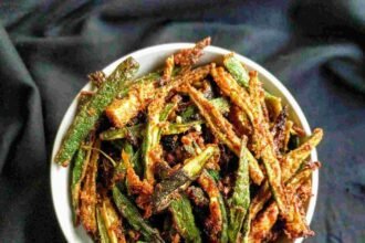 Delicious snacks bhindi kurkuri