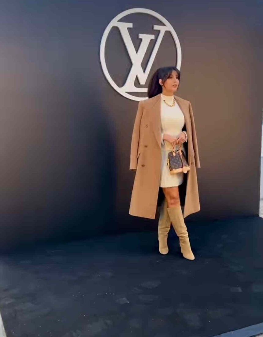 Nora Fatehi in Paris fashion week