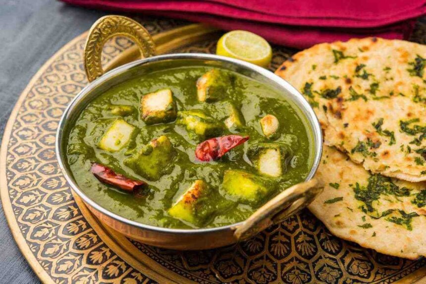 Healthy and tasty palak paneer