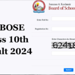 JKBOSE | 10th Result 2024 | Private Bi-Annual Exam