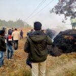 Sohagpur | Fire Accident | Paddy Stack | Crop Loss | Fire Brigade