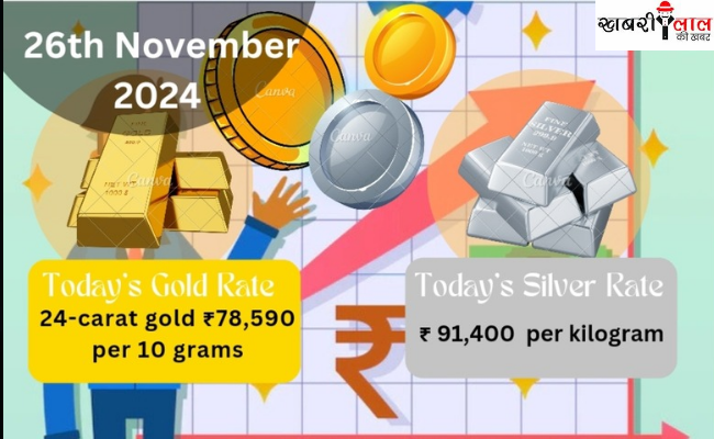 Rate of Gold and Silver | Madhya Pradesh | 26 November 2024