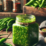 Green Chili Garlic Chutney | Homemade Chutney | Ingredients