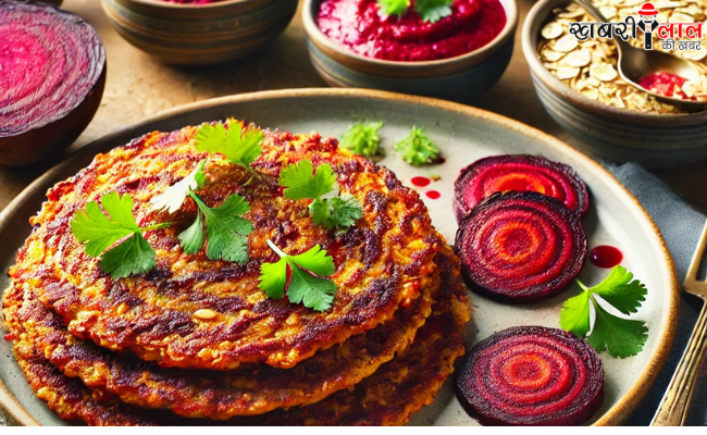 Oats Beetroot Cheela | Healthy Breakfast | Weight Loss Recipe